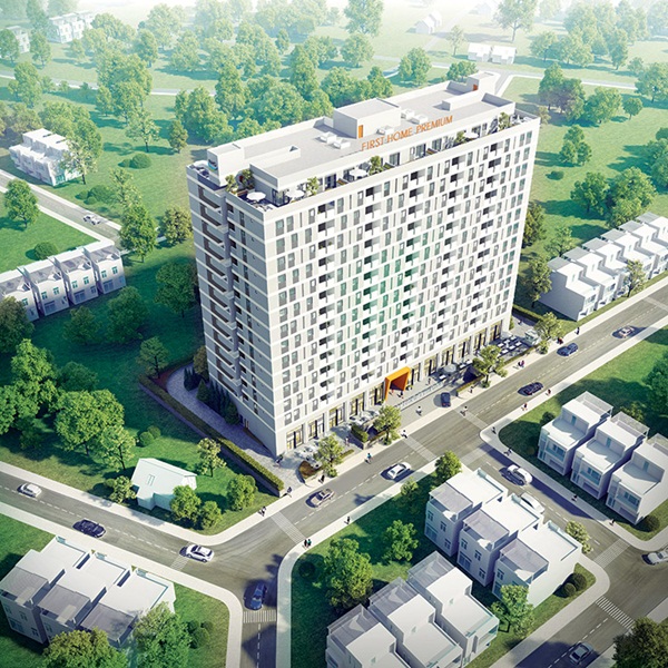 Phối toàn cảnh khu căn hộ  First Home Premium