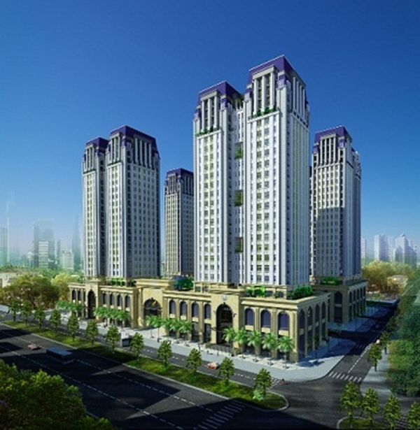 Phối cảnh khu căn hộ Sovrano Plaza