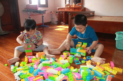 Đồ chơi xếp hình giúp bé nâng cao khả năng rèn luyện sức khỏe vừa làm trí não bé phát triển hơn